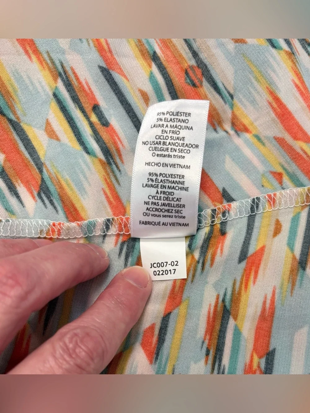 EUC LuLaRoe Girls Scarlett Dress, Sz 12, Aztec Design - Teal, Orange, Yellow - Picture 10 of 13